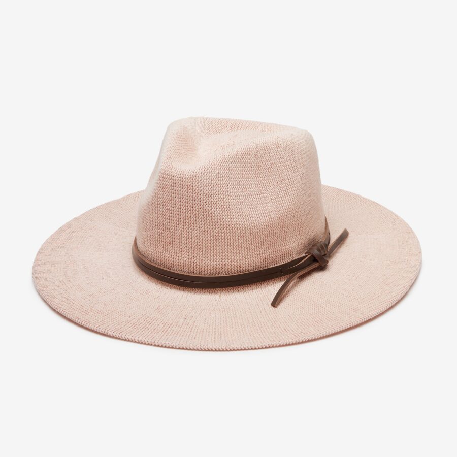 Packable Mesh Panama Hat - Blush