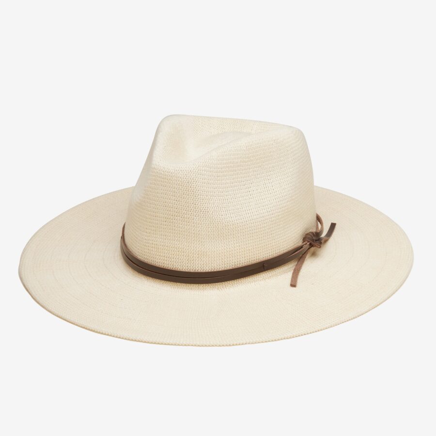 Packable Mesh Panama Hat - Ivory