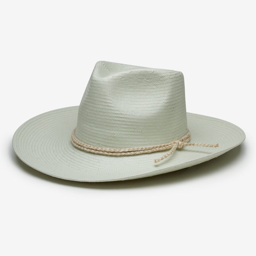 Shoreline Straw Rancher Hat in Mint