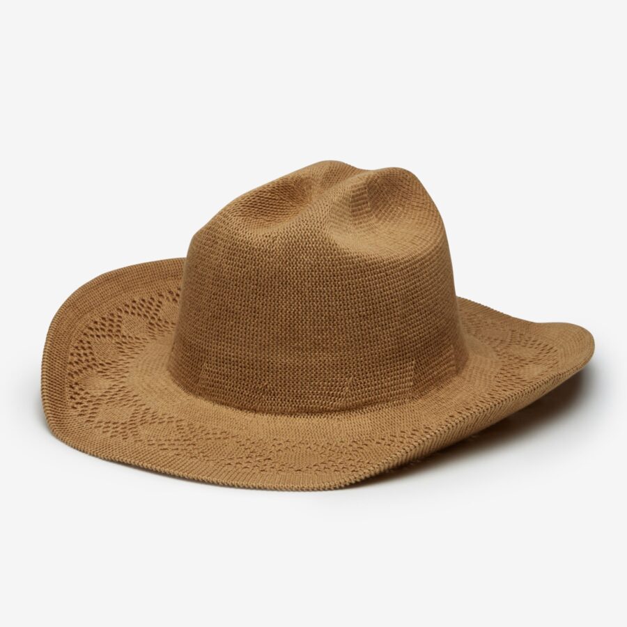 Cove Mesh Cowboy Hat in Tan