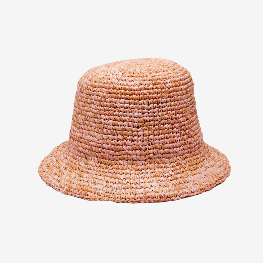 Tidal Raffia Bucket Hat in Natural