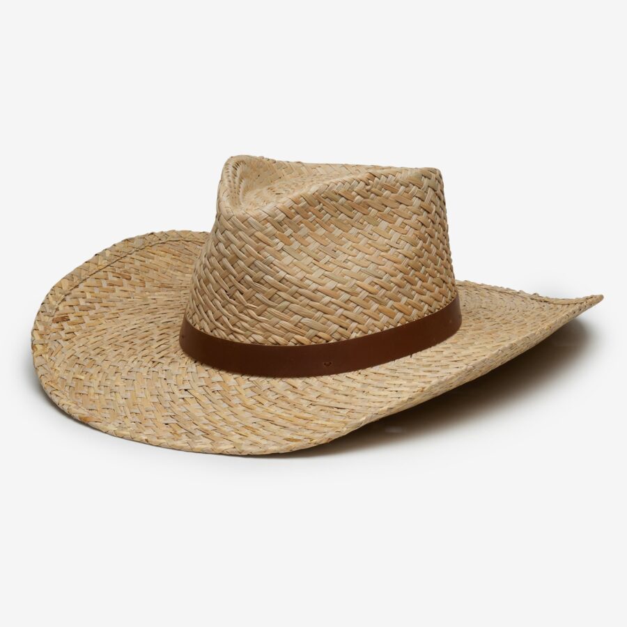 Meadow Woven Straw Cowboy Hat in Natural