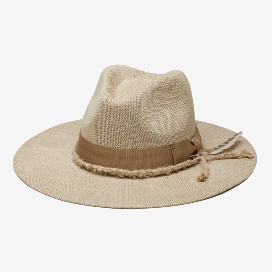 Boardwalk Mesh Panama Hat in Camel