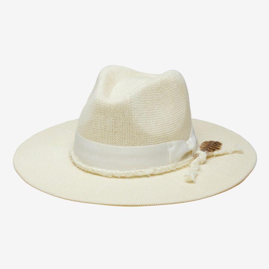 Resort Mesh Panama Hat in Ivory