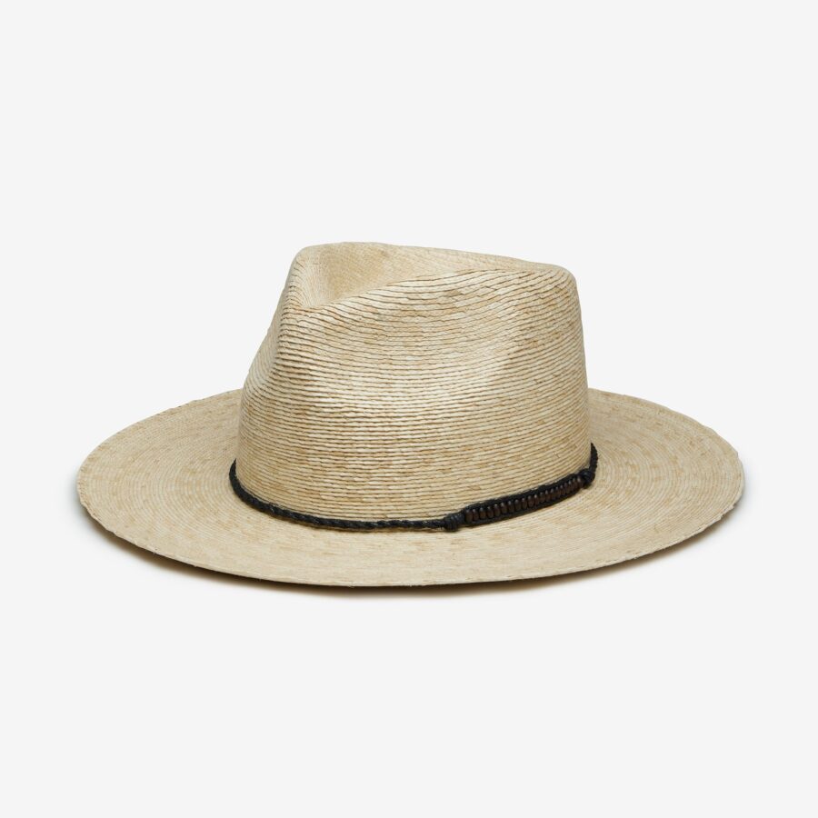 Seaside Straw Fedora Hat in Natural